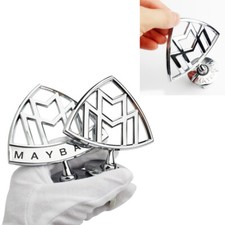 Metal Car Front Bonnet Hood Emblem Badge Sticker For Mercedes Benz Maybach GLS