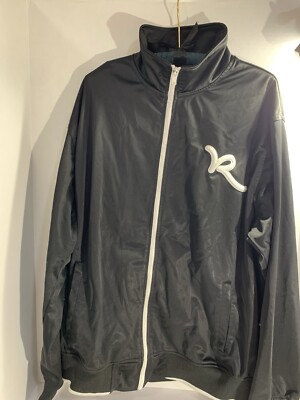 Roca Wear Men s XL Jacket Black With White Trim
