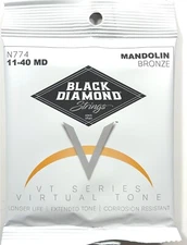 Black Diamond Mandolin Strings Phosphor Bronze Loop End .011-.040