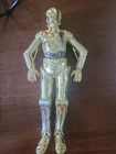 Rare Vintage Star Wars C-3PO 12 inch doll hasbro 1998 with chest wound lv rm