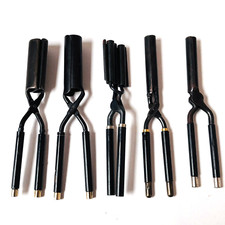 LOT OF 5 VINTAGE HAIR STRAIGHTENER HAIR CURLING IRON E1-520