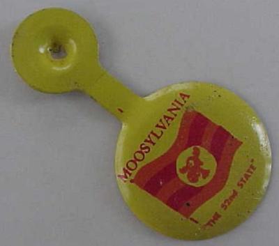 Rocky & Bullwinkle Moosylvania 52nd State Tab Bought from Jay Ward Widow VTG +