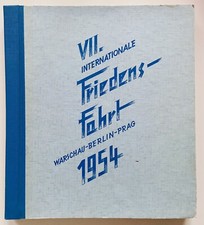 VII Internationale Friedensfahrt Warschau-Berlin-Prag 1954 DDR 64 Seiten Selten