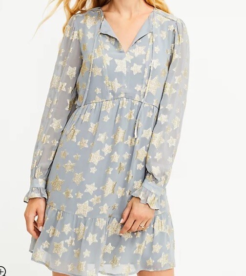 slim fit dress slacks Gathered Lantern Sleeve Dress