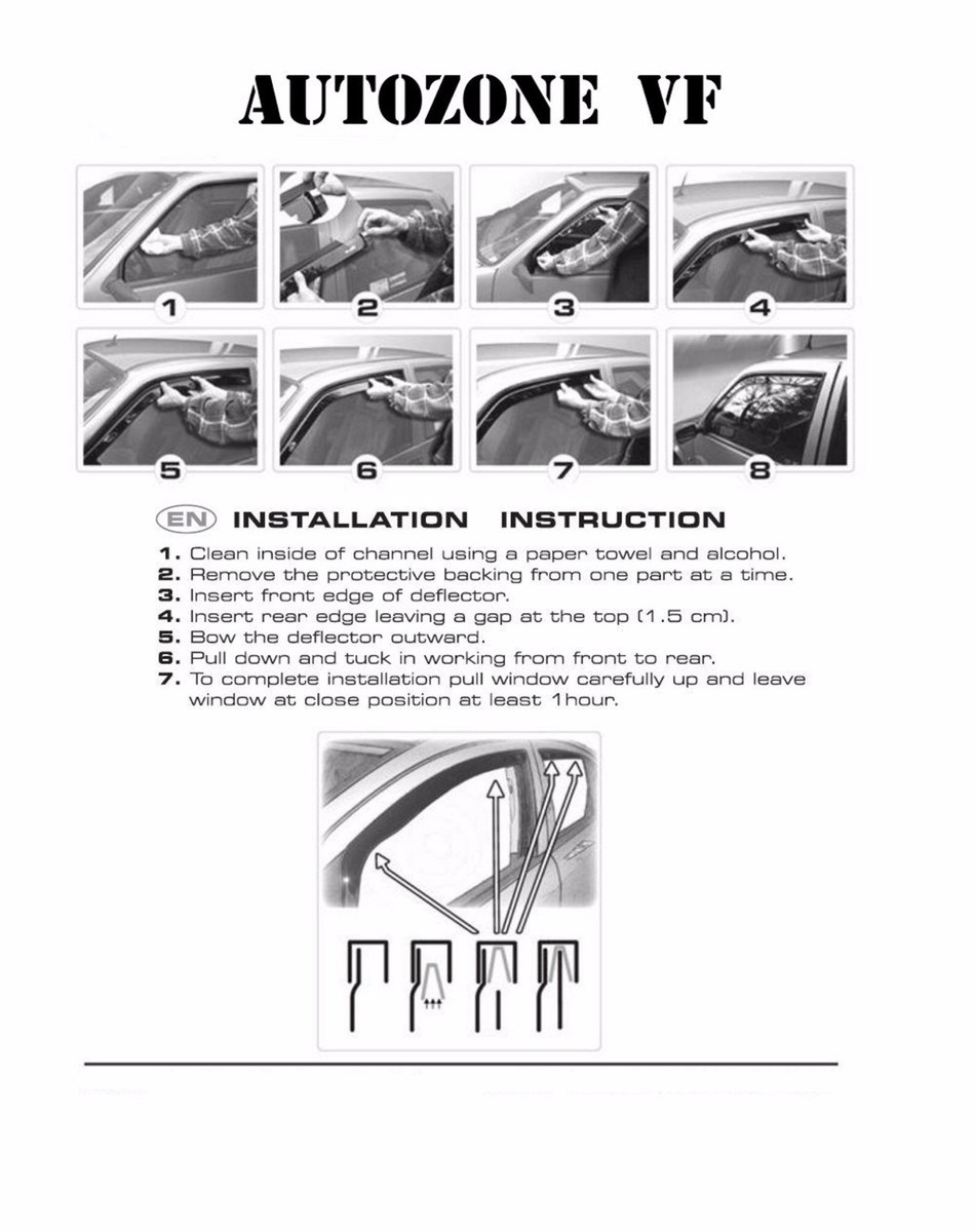 2 Déflecteurs D'air G3 Pour Suzuki Swace Depuis 2020