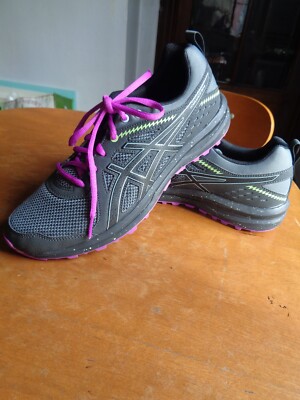 ASICS Women's Torrance Trail Running Shoes 1022A240 Gray Purple Green Sz 11 