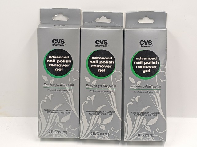CVS Pharmacy Advanced Nail Polish Remover GEL 59ml Half Full (pack of 2 ...
