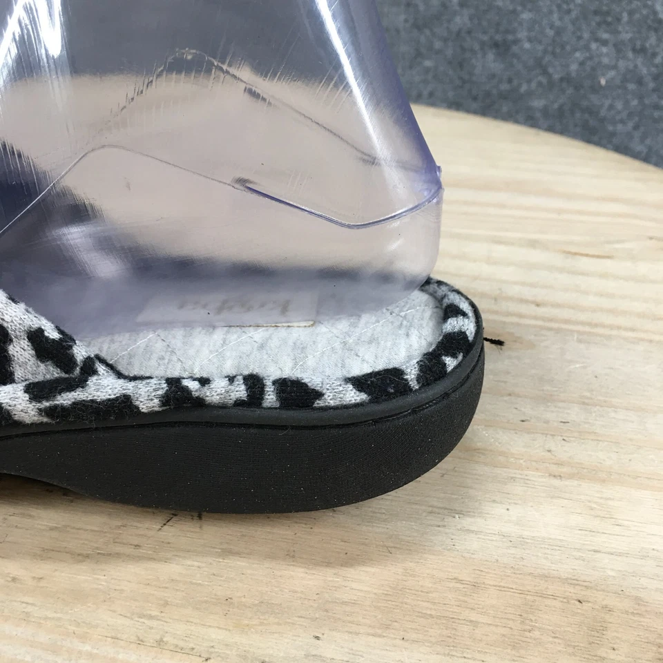 Zapatillas Kooba para mujer 6,5 informales cómodas deslizables tela negra punta abierta Foto 4 de 4