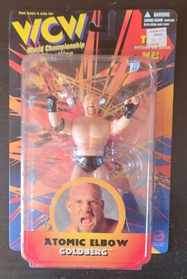 1998 TOYMAKERS WCW WRESTLING GOLDBERG ATOMIC ELBOW 6'' ACTION FIGURE - NEW