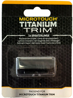 MicroTouch Titanium Trim Ersatzklinge Ersatzrasierkopf Original Rasierklinge