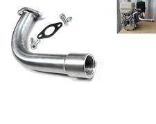 Exhaust Pipe with 1" SS female thread for: Predator 301cc, 420cc, GX240, GX390
