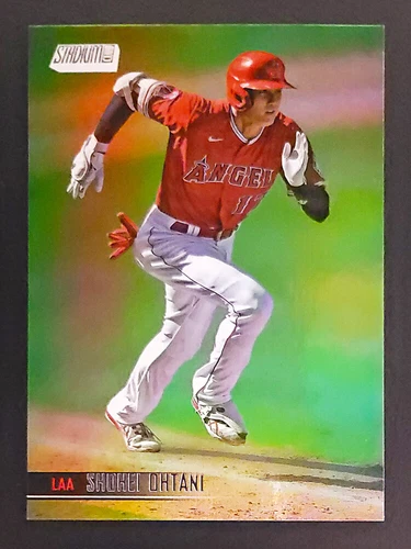 2021 TOPPS STADIUM CLUB RAINBOW REFRACTOR #37 SHOHEI OHTANI 25/25 MINT CONDITION