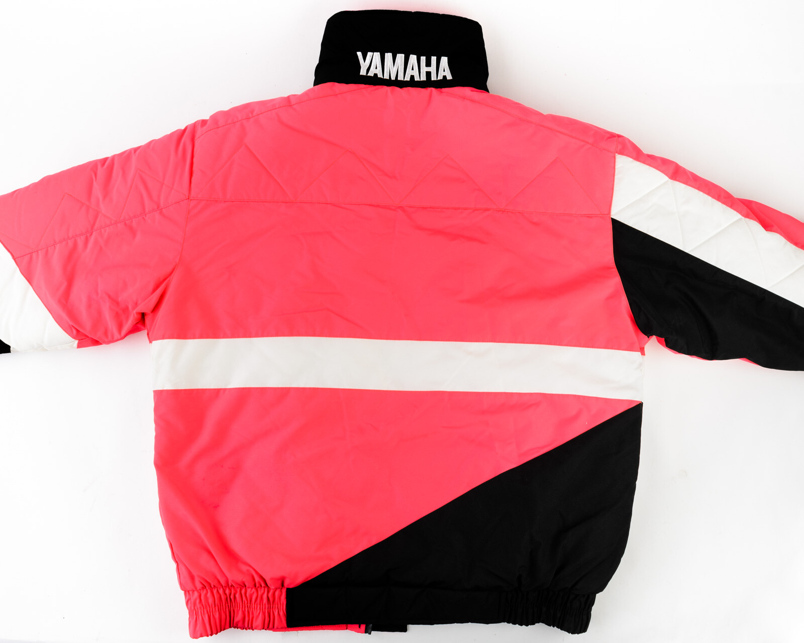 Vintage Yamaha Snowmobile Jacket Coat Pink Black White Size Large L eBay