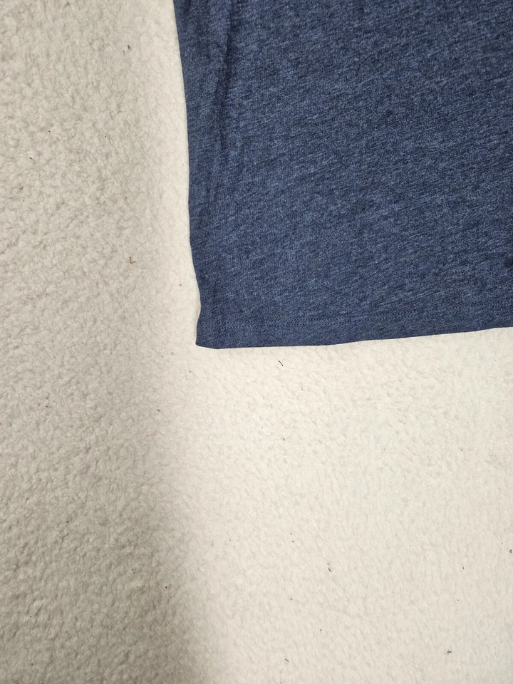 Camisa informal de manga corta de mezcla de algodón azul extra grande de Calvin Klein para niños Foto 4 de 4