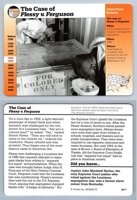 Newspaper Ferguson Supreme Court Plessy Ferguson African (Plessy V