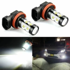 For Honda Pilot 2006-2018 LED Fog Driving Light H11 6000K White Bright Bulbs