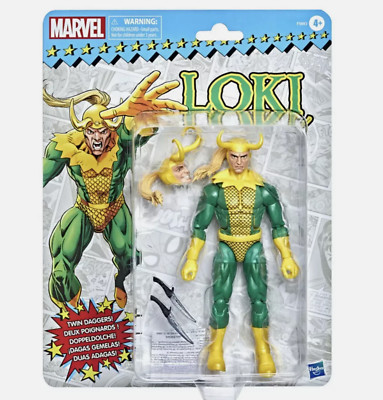 2020 Marvel Legends Series - Retro Actionfigur Spielzeug - LOKI - MIT EXTRAS - NEU!