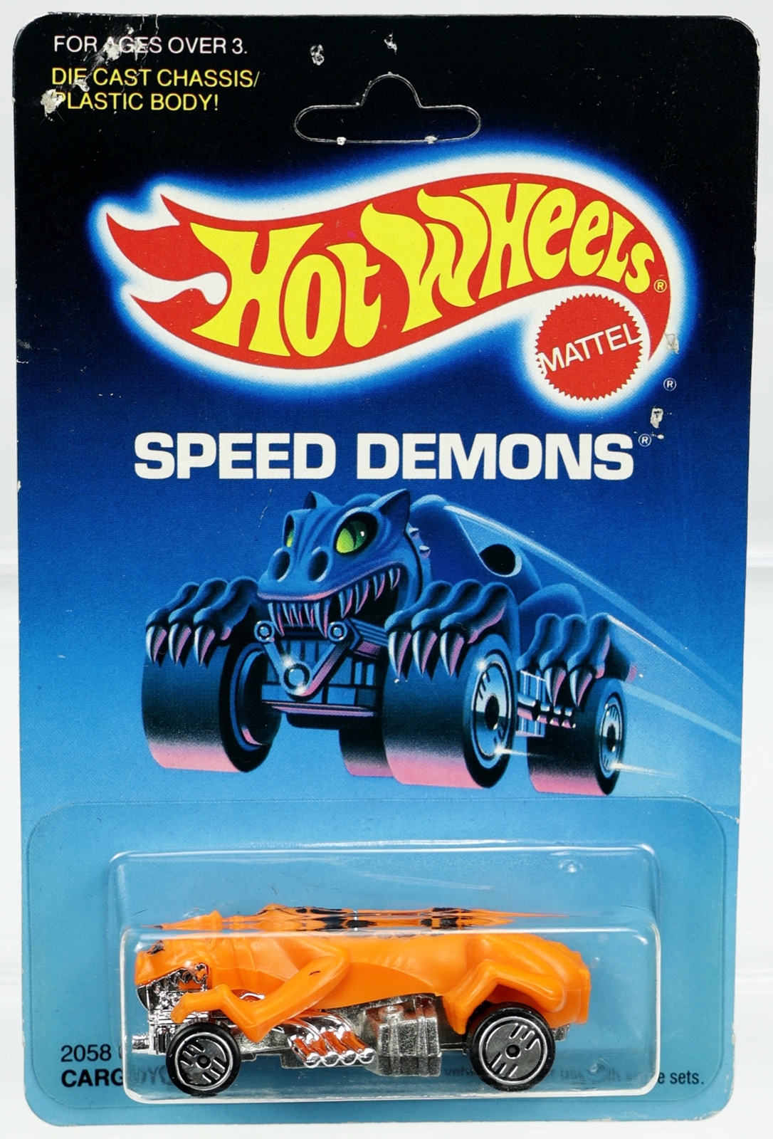 Hot Wheels Cargoyle Speed Demons Series #2058 New NRFP 1986 Orange 1:64