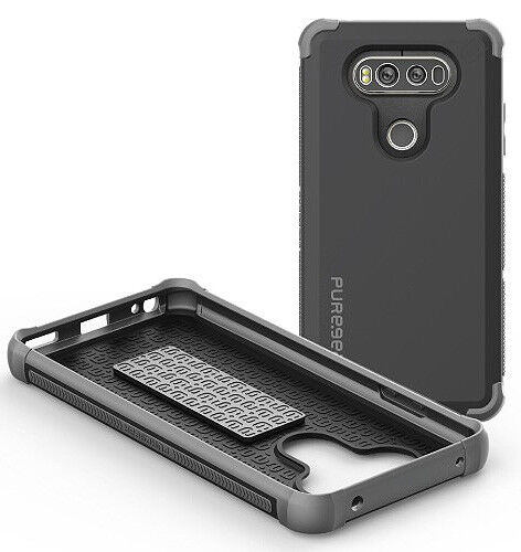 PUREGEAR BLACK DUALTEK EXTREME RUGGED CASE + BELT CLIP HIP HOLSTER FOR LG V20 - Picture 4 of 6