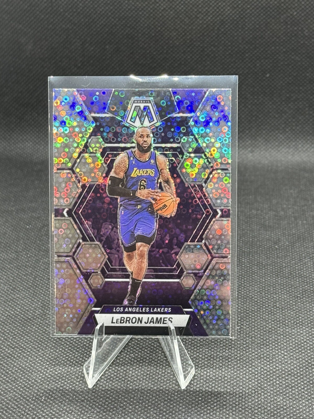 2022-23 Panini Mosaic - Silver Fast Break Prizm #98 LeBron James