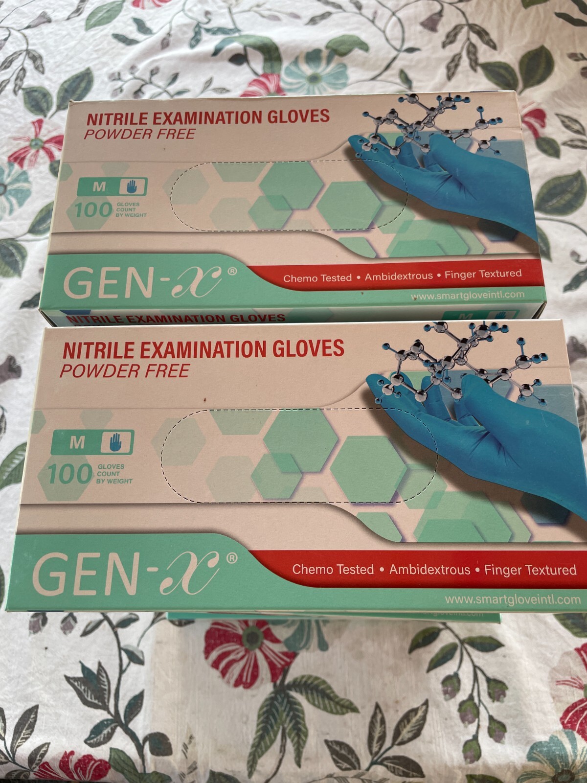 12 box GenX Nitrile Examination Gloves, Powder Free Medium, 100 Gloves Per Box 846756057451 eBay