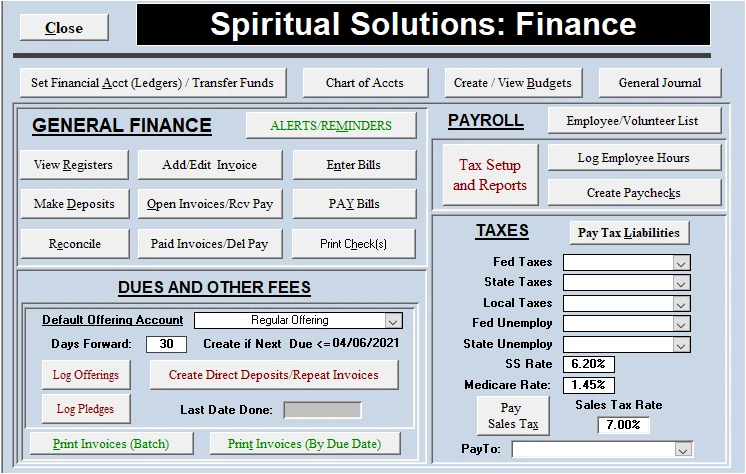 Church database management app named Spiritual Solutions, MS Access Database - Image 3 of 4
