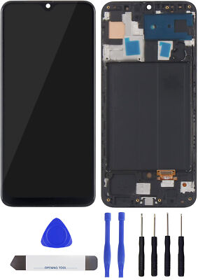 Display Bildschirm Incell Touchscreen LCD mit Rahmen fü Samsung Galaxy A50 A505F