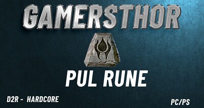 PUL Hardcore - Diablo 2: Resurrected PUL Rune   HARDCORE PC/PS