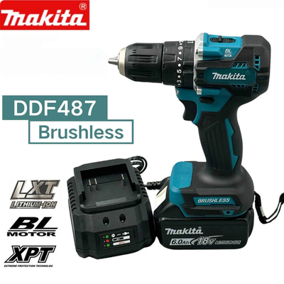 #ad Makita DDF487 18V Screwdriver Cordless Percussion Drill Electric Variable Speed $64.00