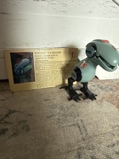 Vintage 1989 TMNT Mouser Wacky Walkin Figure w Card Playmates Robotic Rat Trap