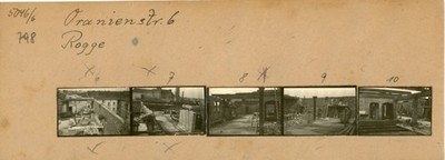 Kontaktabzug Fotos Berlin Kreuzberg, Oranienstr. 6, Rogge, 5 Fotos... - 11355017