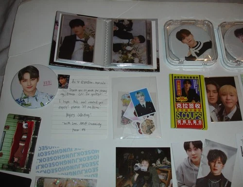 Korea K-pop Seventeen BTS  Photocard  Photo-cards Pins Stickers LOT image 3