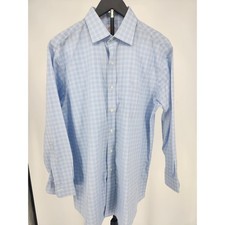 Brooks Brothers Madison Dress Shirt 16-32 Light Blue Non-Iron Supima Cotton