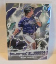 2026 Bowman • Ethan Holliday Electric Sluggers Insert #ES-13 • Colorado Rockies