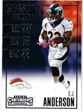 2016 Panini Contenders #65 C.J. Anderson