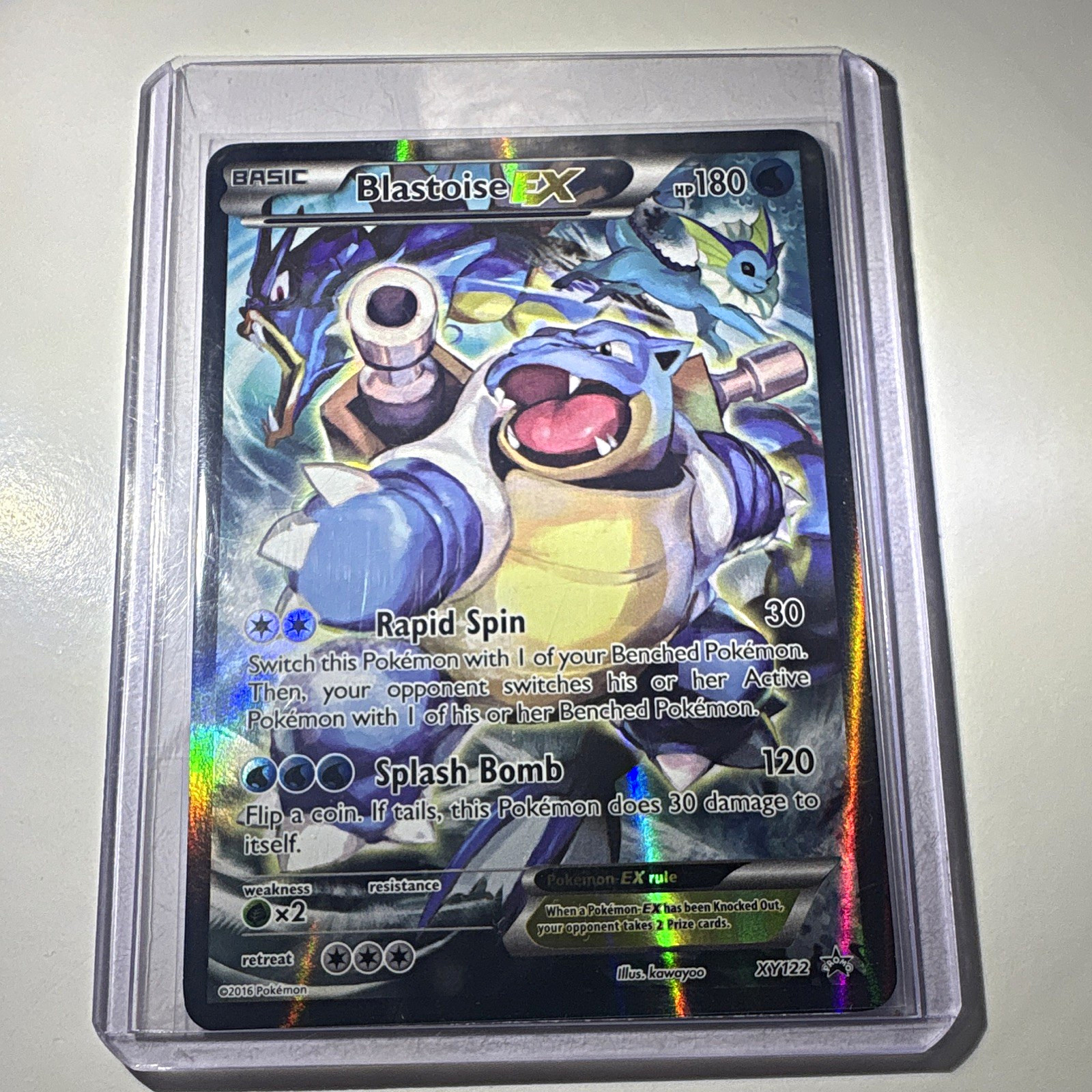 Pokemon TCG Blastoise EX XY122 XY English Holo Promo