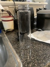 NIKE 24 OZ HYPERCHARGE STRAW INSULATED WATER BOTTLE, CLEAR DISTRESSED PKG