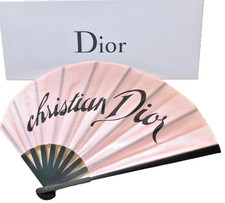 Christian DIOR Rosa Faltf&auml;cher Sensu Neuheit Handf&auml;cher Japan Neu Authentisch...