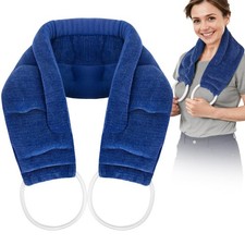 Microwavable Neck Shoulder Heating Pad Long Wide Weighted Moist Heat Wrap