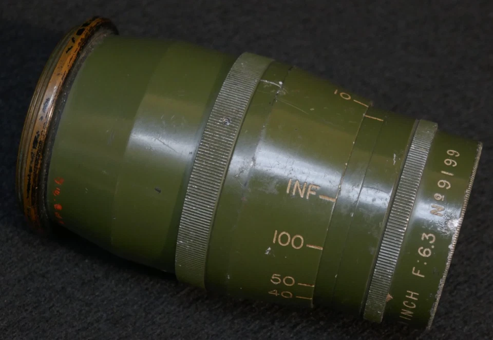 Segunda Guerra Mundial Ejército de los Estados Unidos Cuerpo de Señales Fotógrafos de Combate Cámara PH-501 ILEX Lente Paragon Foto 2 de 4