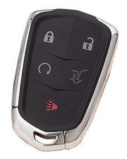 5 Buttons Replacement Keyless Entry Remote Key Fob Case Shell Cover Fit Black