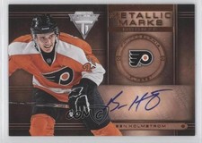 2013-14 Panini Titanium Metallic Marks Bronze Ben Holmstrom #MM-1 Auto 0a4