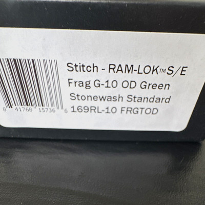 Microtech M-Stitch RAM-LOK S/E Manual Folding Knife OD Green Frag G-10 Stonewash
