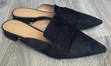 Tory Burch Rosalind Mule Pointed Toe Black Slides Women s Size 9M
