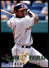 Albert Belle Cleveland Indians 1995 Fleer Diamond Tribute Insert #2 MLB Baseball