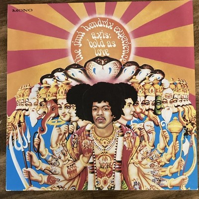 The Jimi Hendrix Experience Axis: Bold As Love Mono 12'' Black Vinyl LP 33RPM