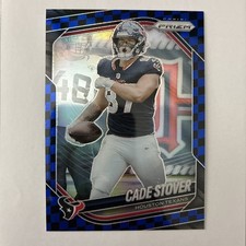 2025 Panini Prizm - Cade Stover #101 Black & Blue Checker Prizm
