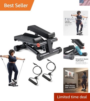 Efficient Home Workout Stepper with Digital Monitor & Free App Access   300 lbs