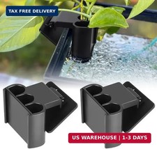 2 Pack Hanging Aquarium Plant Holder - 3 Holes Aquatic Plant Cups, Fish Tank Hol