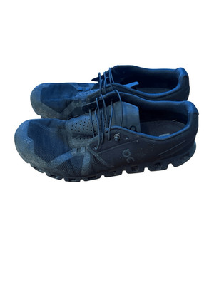 On Running Cloud 5 Midnight Black Running Shoe 12.5
